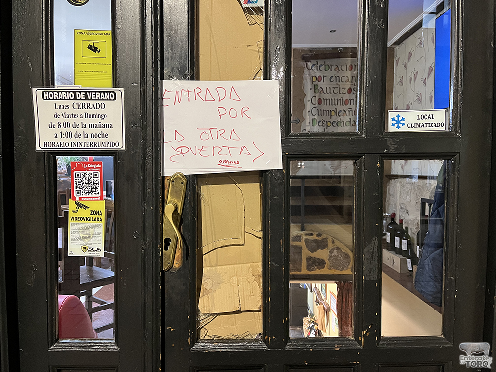 El Bar La Colegiata, último establecimiento hostelero de la ciudad en ser víctima de un robo 1 Bar La Colegiata