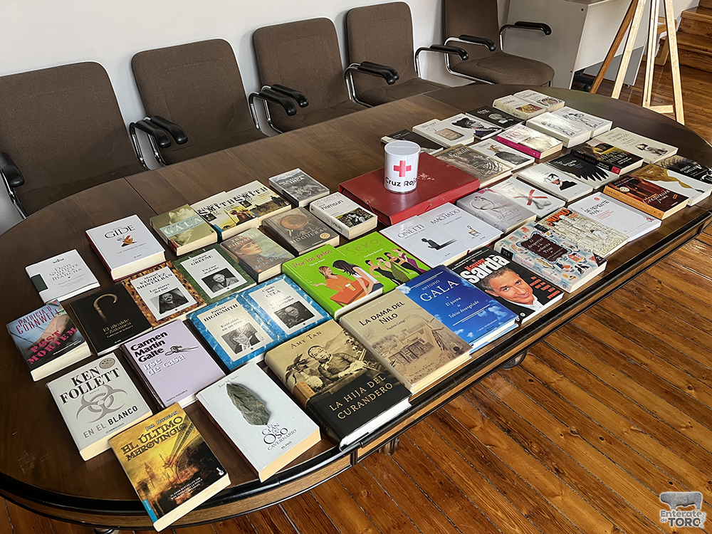 Mercadillo solidario de libros de segunda mano a favor de Cruz Roja 1 Biblioteca 1