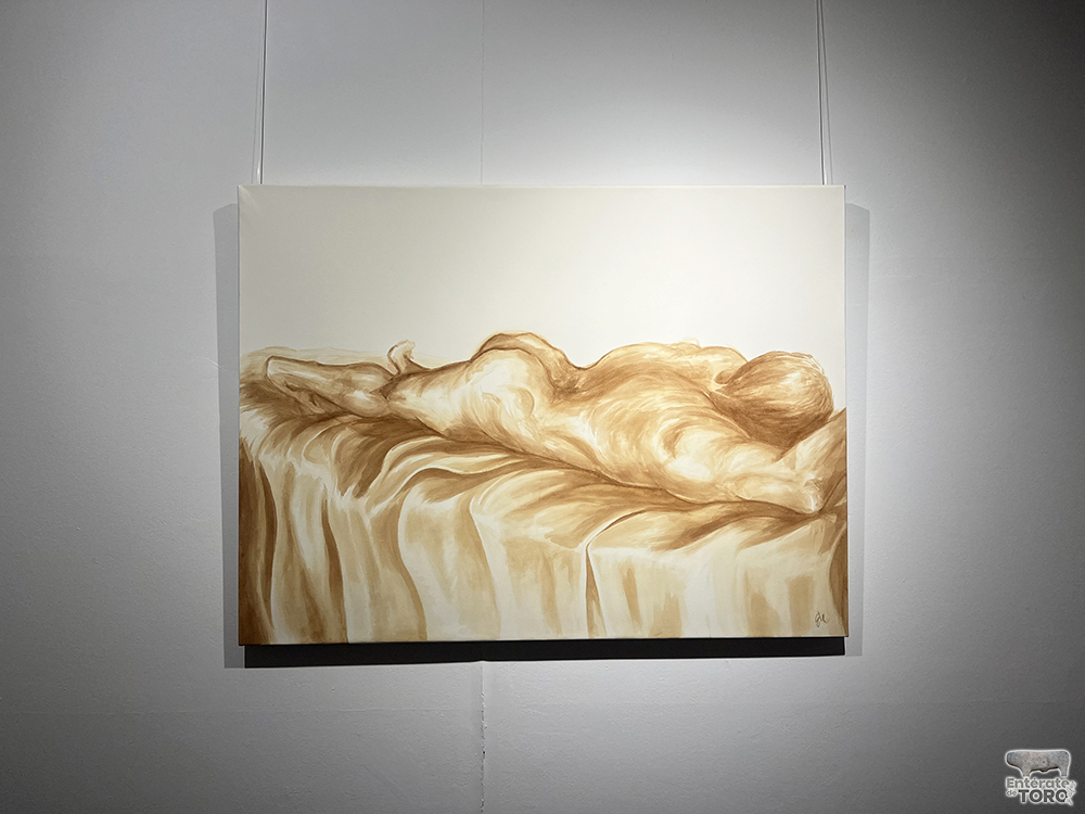 Ele Pozas expone sus pinturas por primera vez en la Casa de la Cultura de Toro 6 Ele Pozas 6